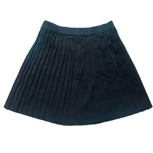 NWT 🍎Cider Black Pleated SchoolGirl Knit Preppy Skirt – Size 2XL